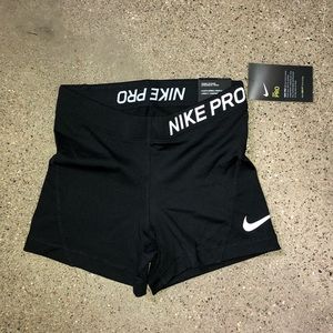 NWT Black Nike Pro Shorts